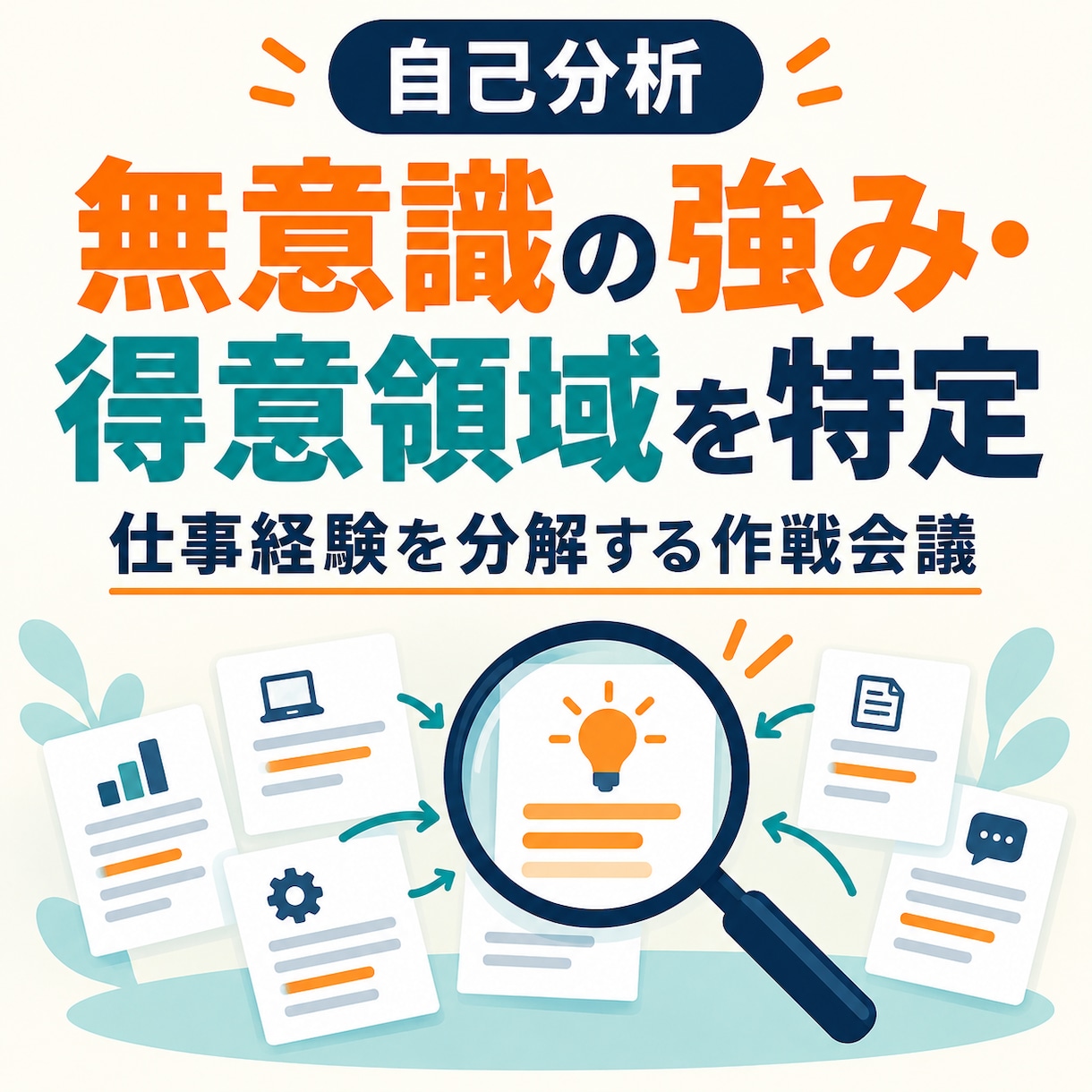 自己分析で無意識の強み・得意領域を特定します 経験3年以上｜業務を分解し、ついやる行動を言語化 イメージ1