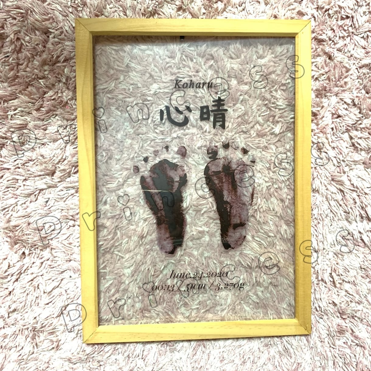 オーダーメイドの命名書を作成します お子様の思い出づくりのお手伝いをさせてください♪ イメージ1