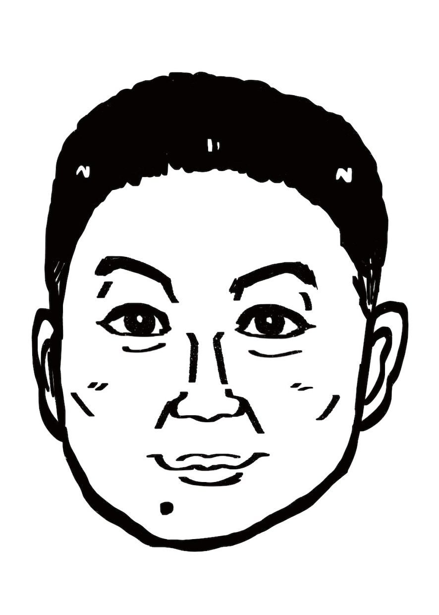 スピード納品！ファストタッチ白黒似顔絵お描きします シンプルなモノクロタッチの似顔絵はいかがですか？ イメージ6