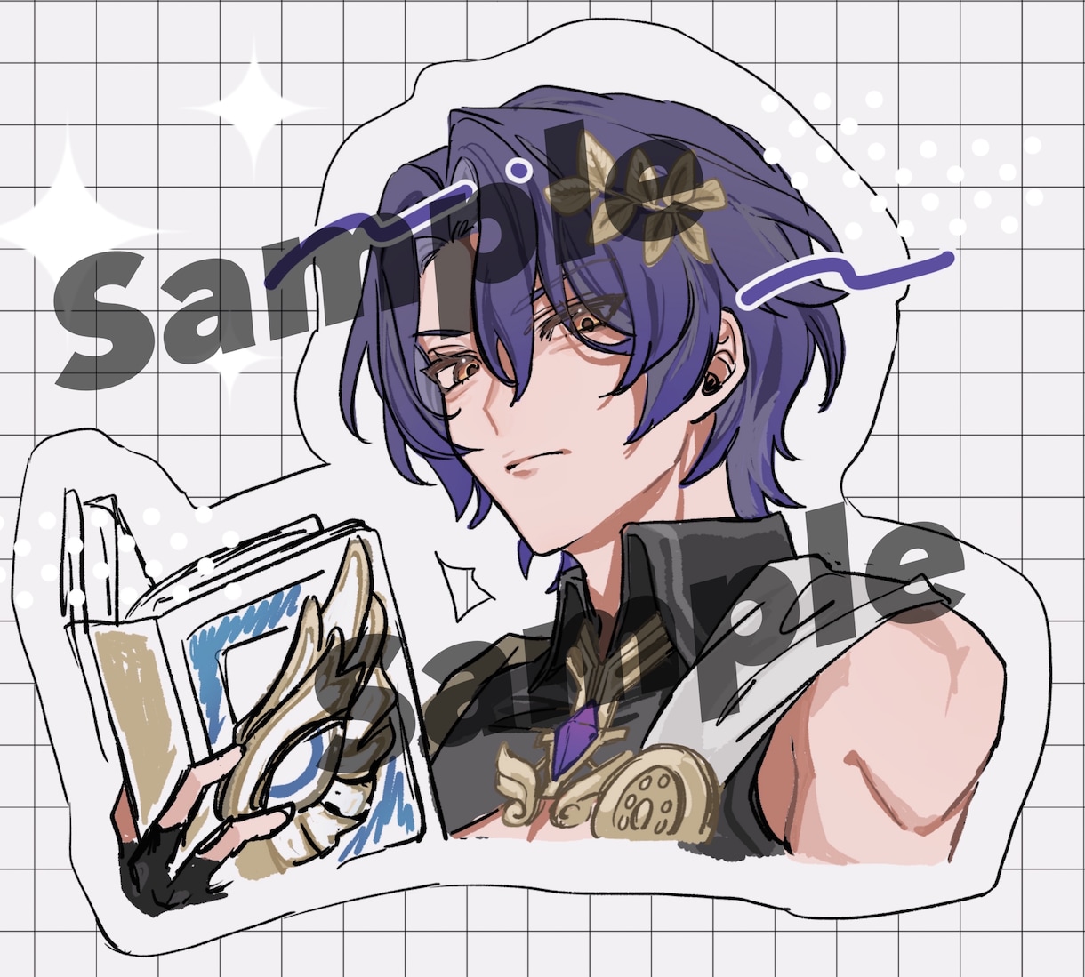 可愛いアイコン用イラストを描きます シンプル且つ可愛い、アイコン用イラストを描かせていただきます イメージ3