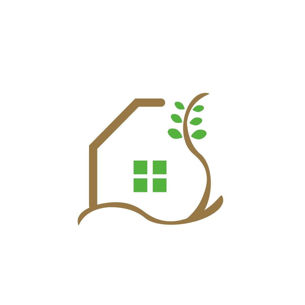 自然と家の共存をイメージしております 起業・開業などこれからオリジナルロゴが必要な方へ イメージ1