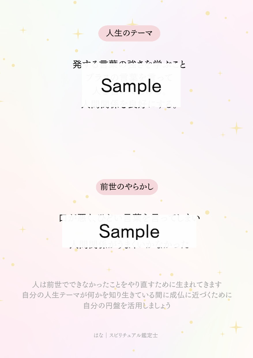 あなただけの総合鑑定書を作成します 3,888通りから導き出す円盤と、天界からのメッセージ イメージ3