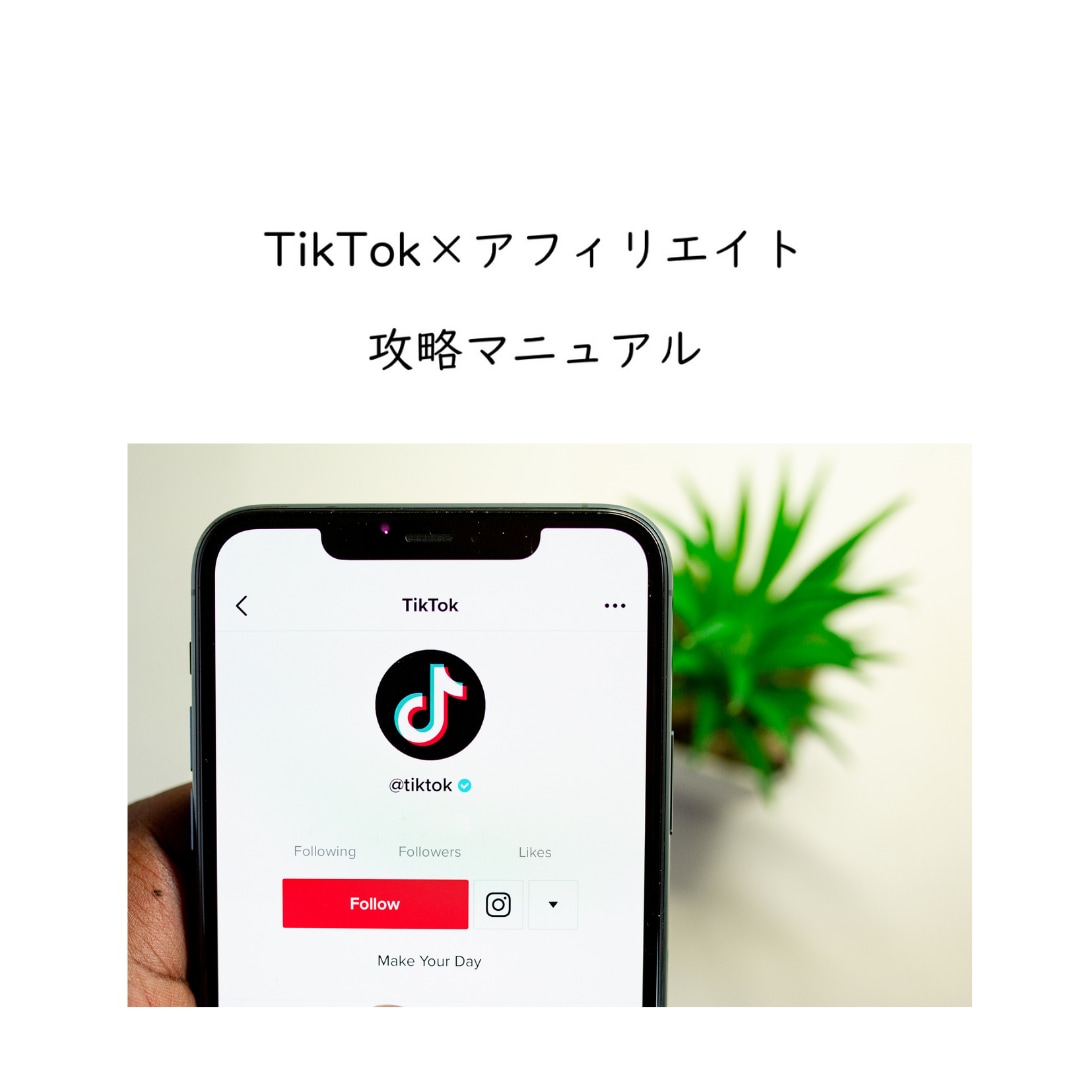 TikTok x アフィリエイト攻略を教えます 初心者の方にも優しい副業✨顔出し、声出しナシOK！ イメージ1