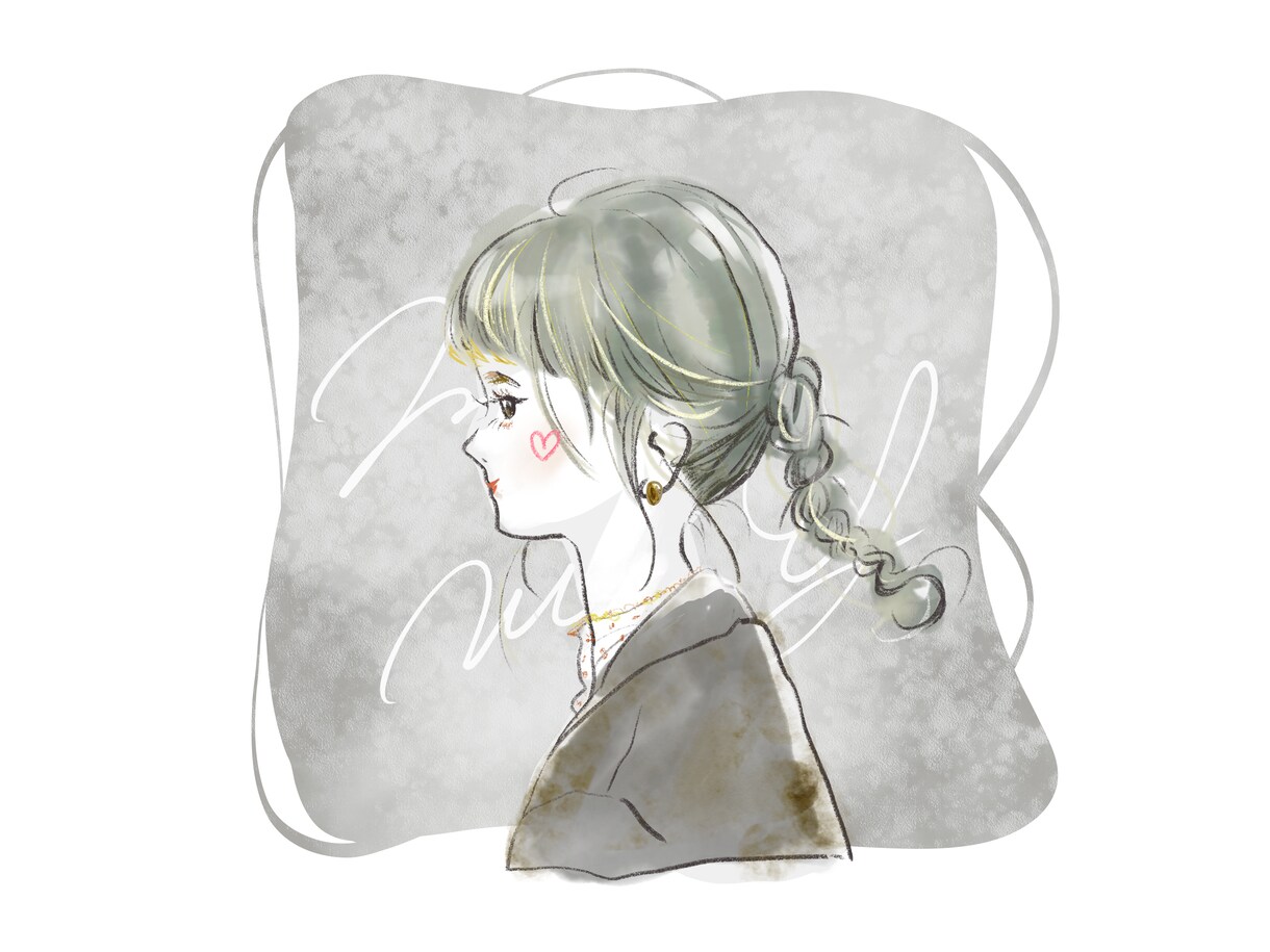 オシャレで絵本の様な可愛い似顔絵作成します！ます ご要望に合わせたイラストを作成します！水彩風・油画風 イメージ3