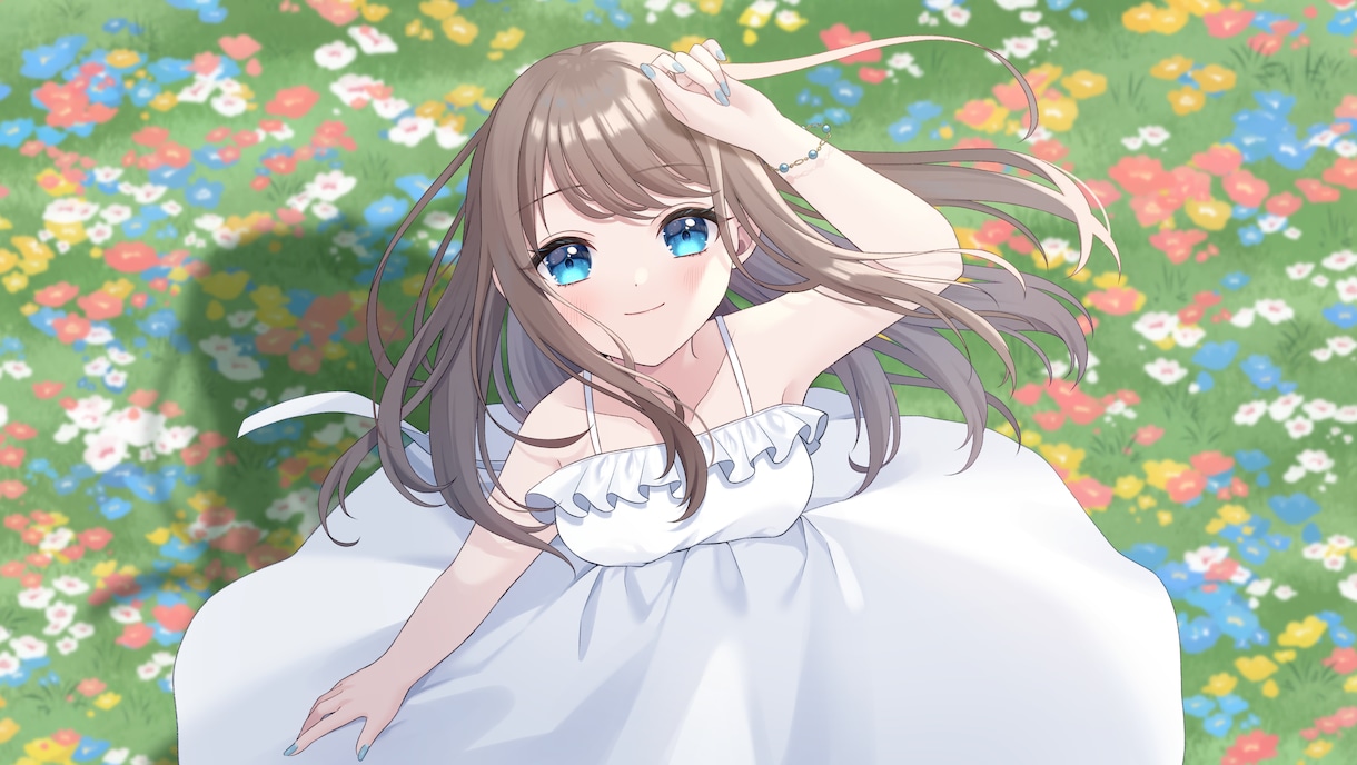 可愛く透明感のあるイラスト描きます Vtuber配信用、サムネ、グッズイラスト等 イメージ10