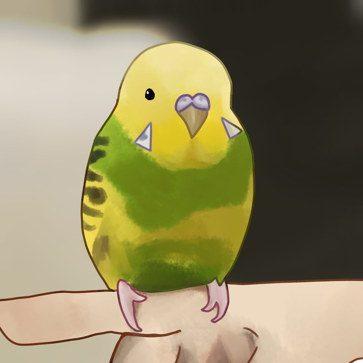 あなたの可愛いペットの鳥ちゃんを可愛く描きます 鳥ちゃんの絵を50枚以上描いてきた者が描きます！ イメージ2