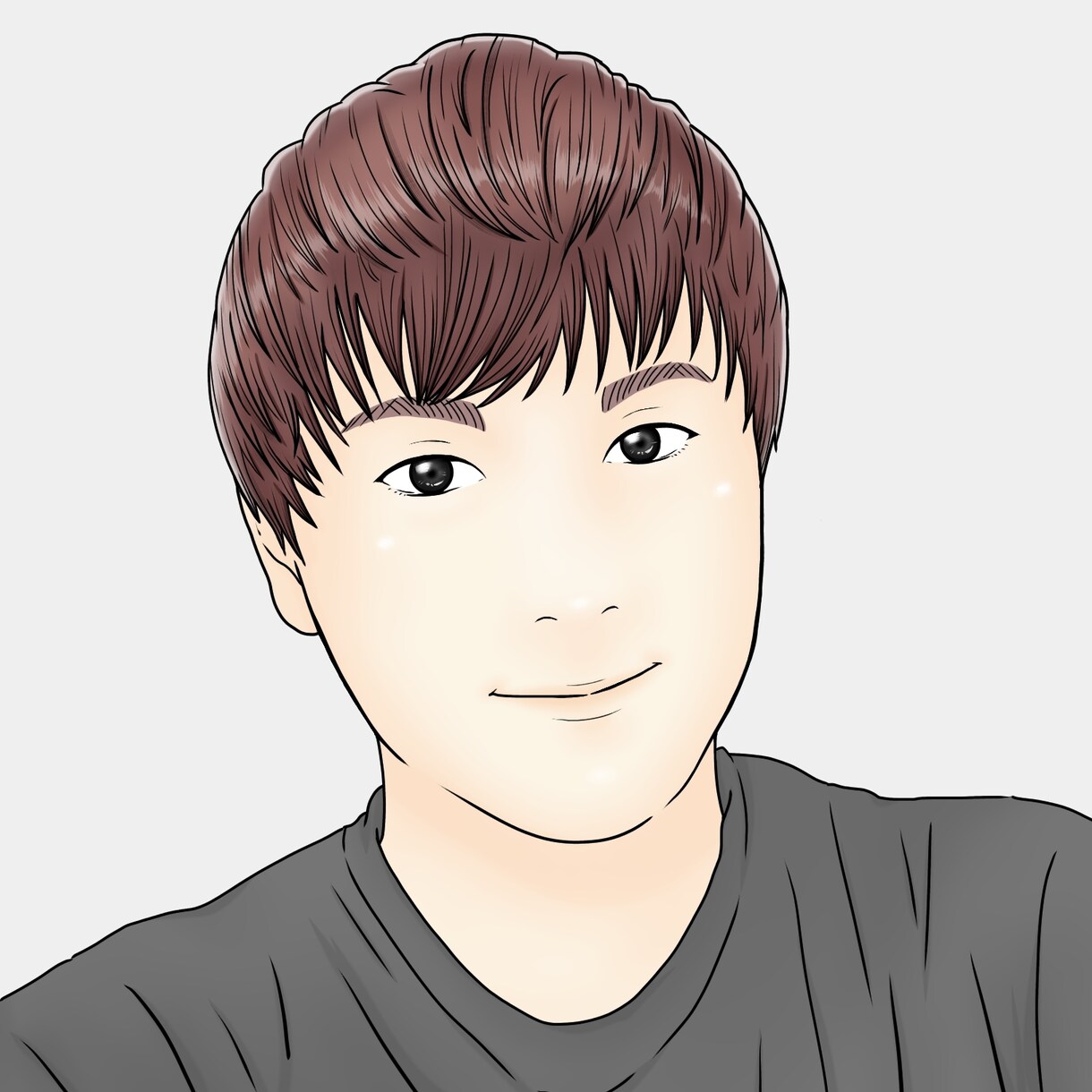 透明感のある、爽やかで明るい似顔絵を描きます 似顔絵を描きます！アイコンやプレゼント、ホームページに！ イメージ3