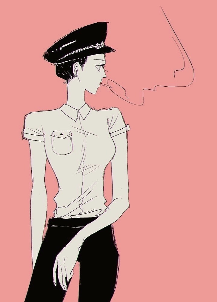 アイコン/イラスト【モノクロ】お描きします クールでエモめなモノクロ画風　SNS等で使用可能 イメージ8