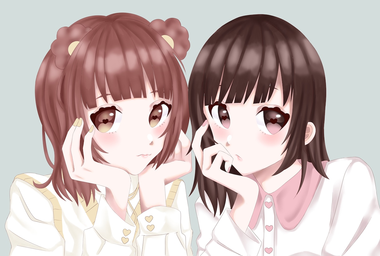 snsのアイコンやイラストを描きます かわいくてゆるいイラストを描きます！ イメージ2
