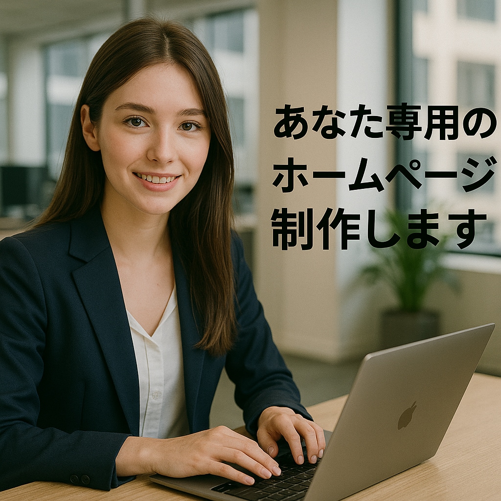 あなた専用のホームページ制作します 丸ごとお任せOK！スマホ対応可 イメージ1