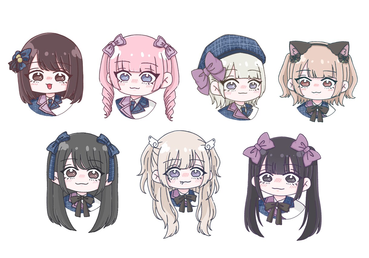 ゆるかわアイコン描きます 創作、版権どちらでも描かせて頂きます イメージ1