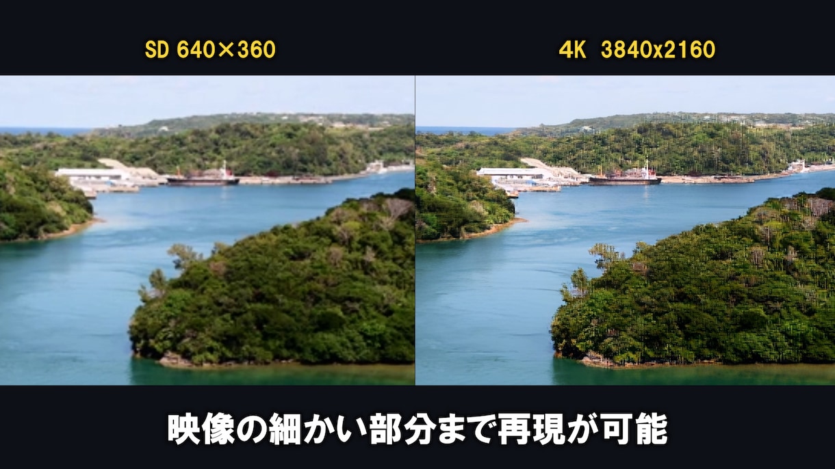 AI変換｜低画質動画（ビデオ）を（高画質）にします 低画質なSD・HD映像・ノイズのある映像を、アップコンバート イメージ5