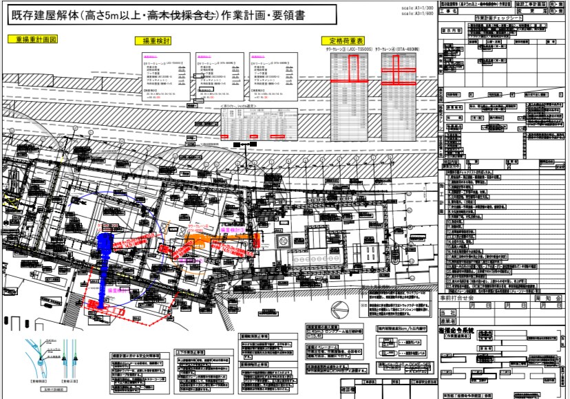 解体工事の施工計画図の作成致します 解体工事、アスベスト除去工事の施工計画図の作成致します イメージ4