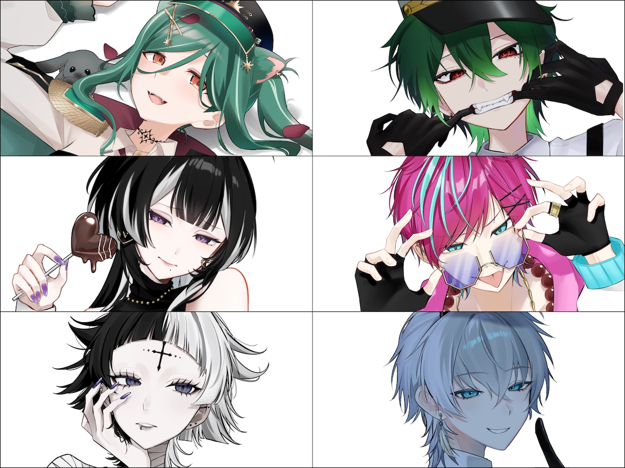 商用◎活動者向けイラスト・立ち絵などを描きます サムネイル、IRIAM、SNS等利用可能。 イメージ7