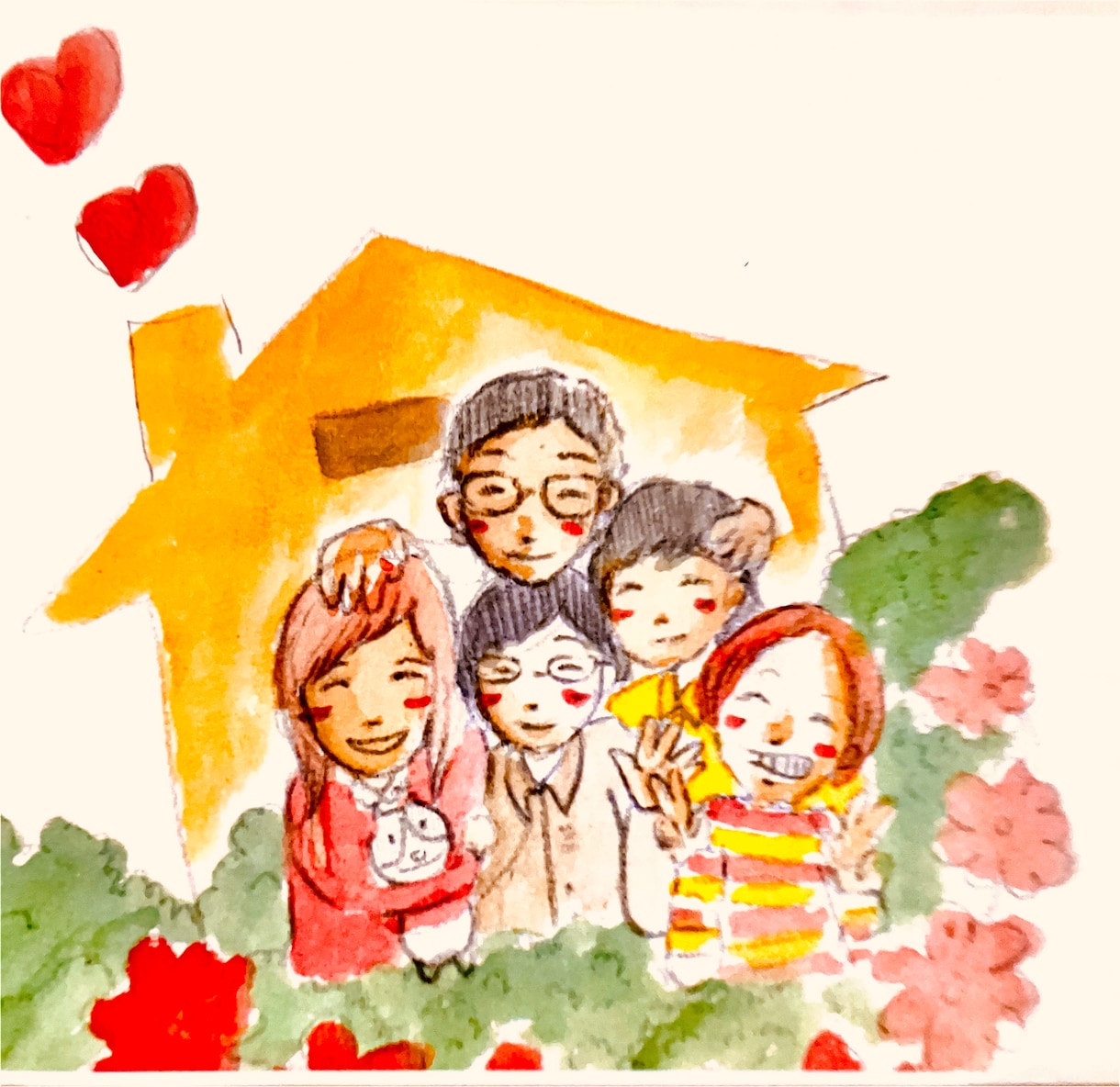 色褪せない大事な方々との幸せの一瞬の絵を描きます 優しい思い出を暖かい記憶と共にお届けいたします！ イメージ5