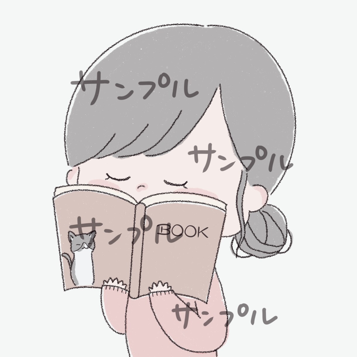 ゆるいアイコンイラスト描きます (線画、4色程度のゆる〜いイラスト) イメージ2