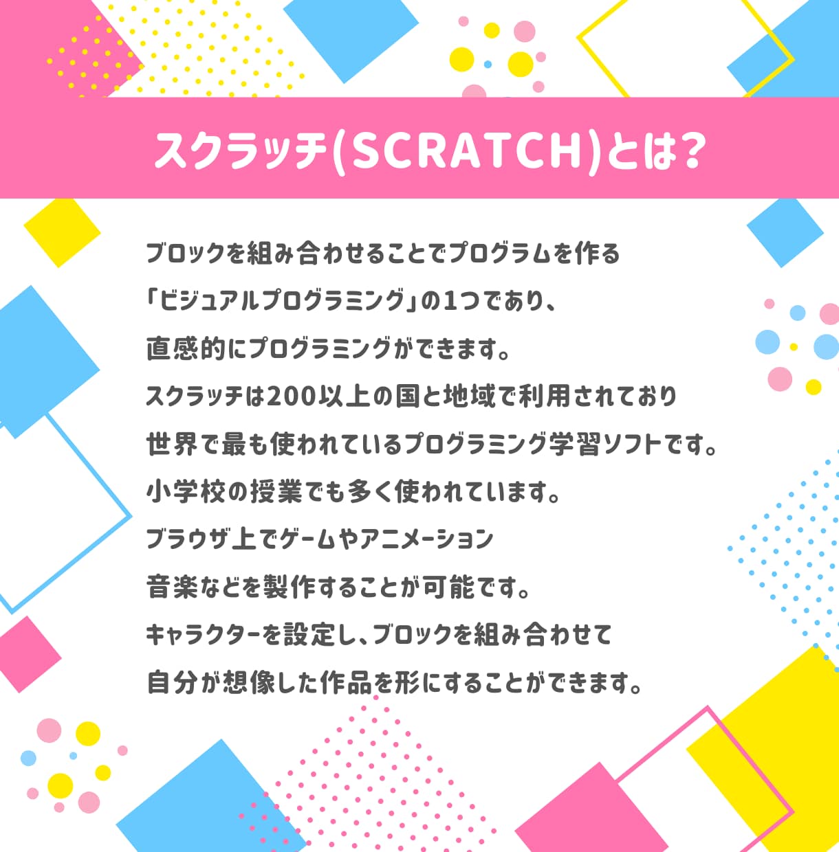 小中学生へプログラミングレッスンいたします 【初回体験レッスン】長期休暇の課題や習い事にいかがですか イメージ3