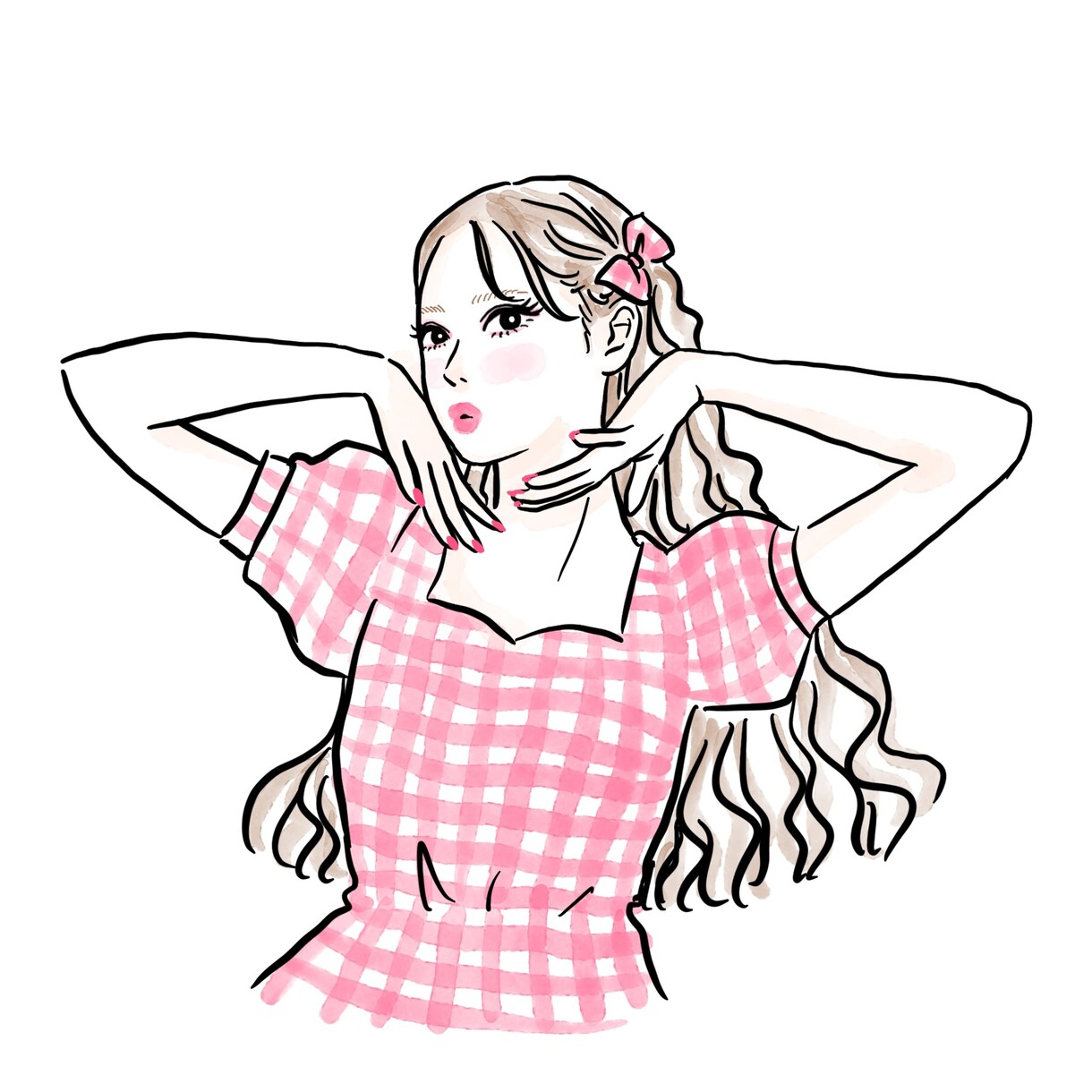 POPな似顔絵イラスト描きます SNSのアイコンやプレゼントにおすすめです！ イメージ1
