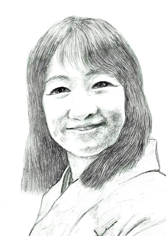 真摯な肖像画（鉛筆画）を提供します あなたの肖像画で現代アートを制作しよう！　。 イメージ4