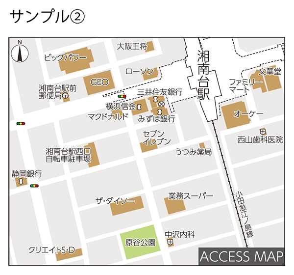 即日対応可能！用途に合わせた地図作製します 店舗案内や不動産物件案内をきれいな地図で分かりやすく イメージ2