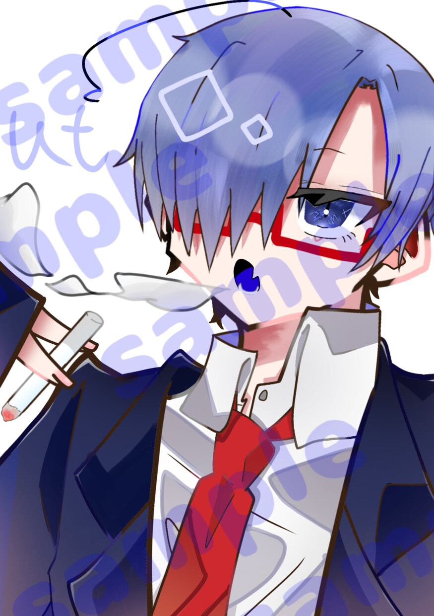 SNSなどに使えるイラスト作成します アイコン、サムネイルなどにもどうぞ！ イメージ3