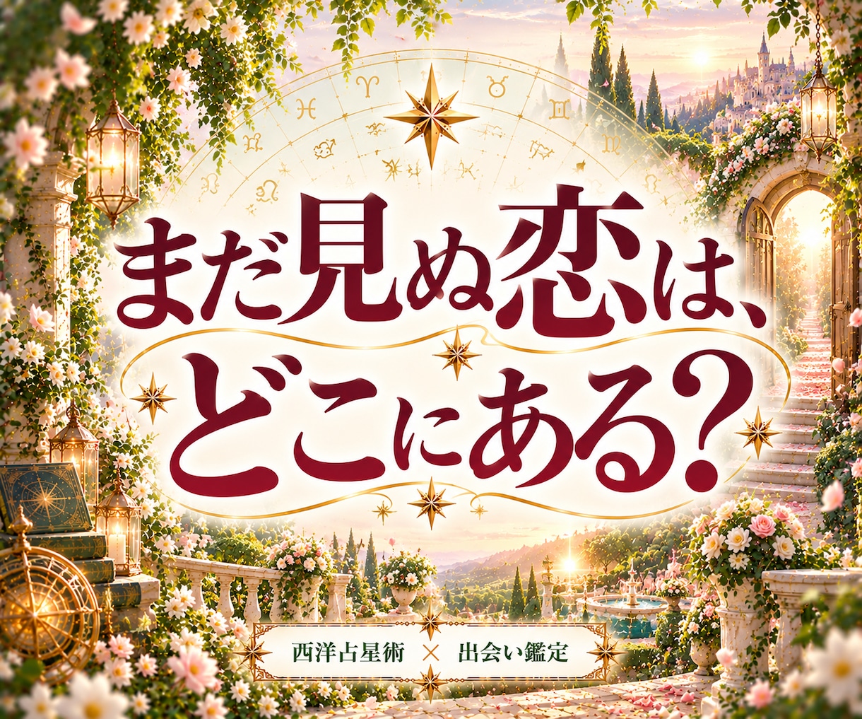 次に出会うのはどんな人？恋のご縁を占います 次の恋のお相手は？出会いの時期・特徴・きっかけを鑑定 イメージ1