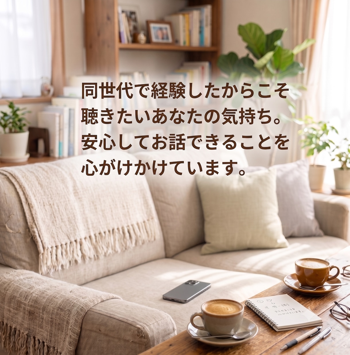 50代ふつうだけど話しづらい、そんな話しを聴きます 本音すぎて家族や友達には言いづらい、そんな話をしましょう。 イメージ2