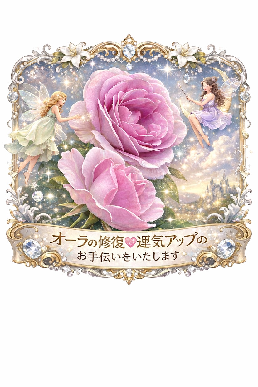 オーラの修復♡運気アップのお手伝いをいたします 心の痛み・疲れで、傷ついた魂にヒーリングエネルギーを届けます イメージ1
