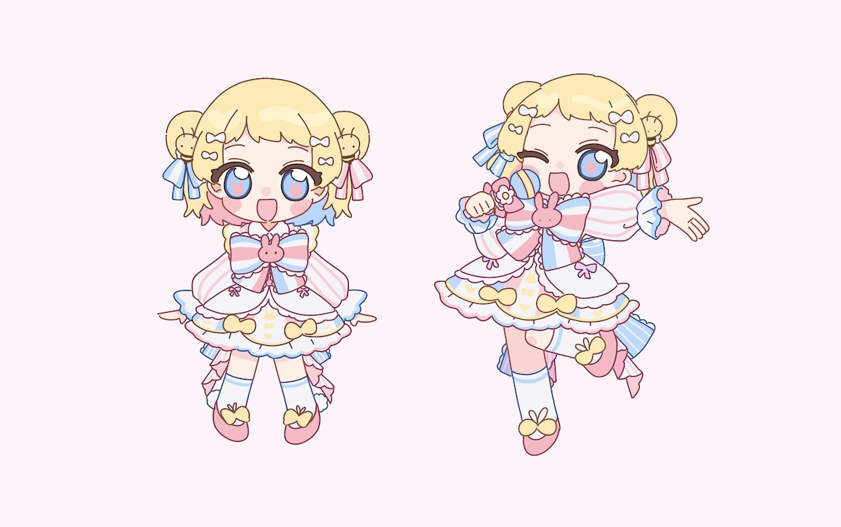 ポップでかわいいイラストお描きします アイコン・立ち絵・サムネイル等、幅広く対応！ イメージ8