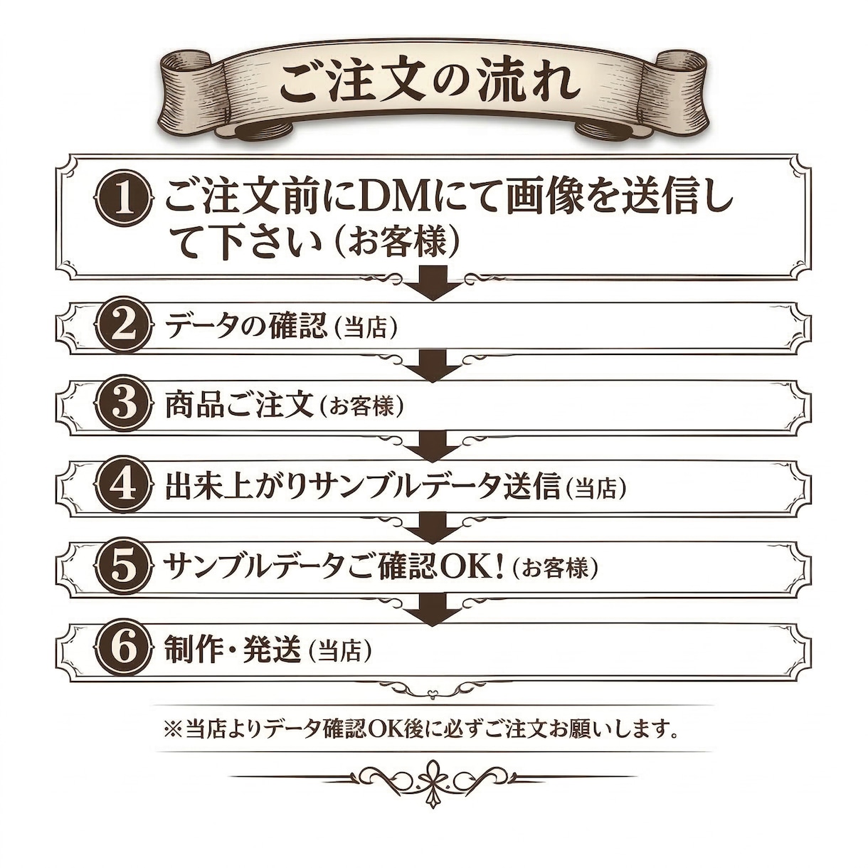 シーリングスタンプ入稿フルオーダーでお作りします ヘッドのみ/25㎜丸形真鍮/WAXは別オプション イメージ10