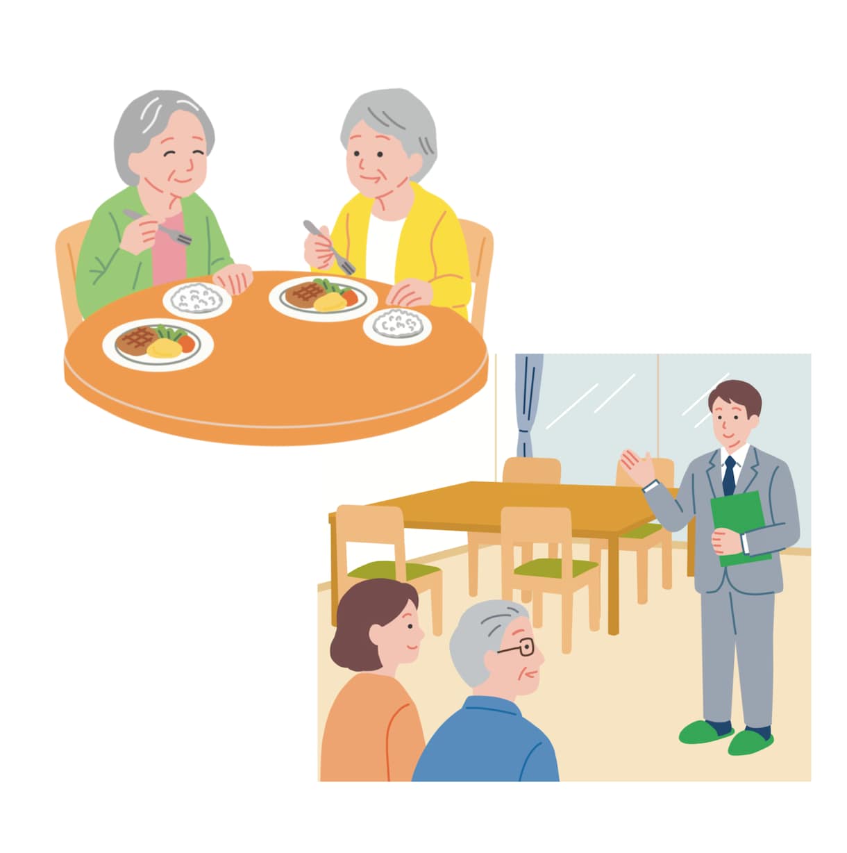 シンプルかつ親しみのあるイラストを描きます パンフレットやカタログ、ブログ、LPのイラストに！ イメージ4