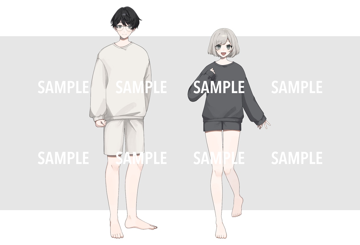 立ち絵制作いたします TRPGやグッズなどに！まずは気軽にご相談ください◎ イメージ7