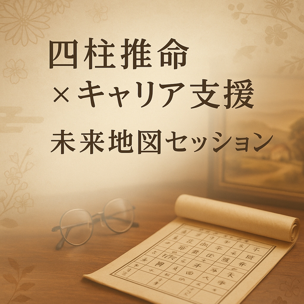 貴方の未来を四柱推命とキャリア支援でサポートします 役職定年後のキャリアと生き方設計 イメージ1