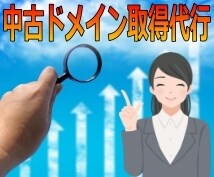目視で品質確認した中古ドメイン取得代行・譲渡します 保証＆最低数値基準有り安心！アフィリエイトの初動SEO対策に イメージ1
