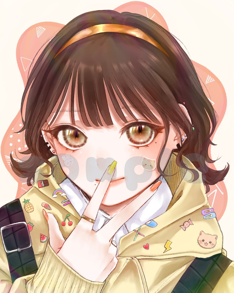 SNSアイコンなどの作成承ります かわいい〜かっこいい系など描きます！ イメージ5