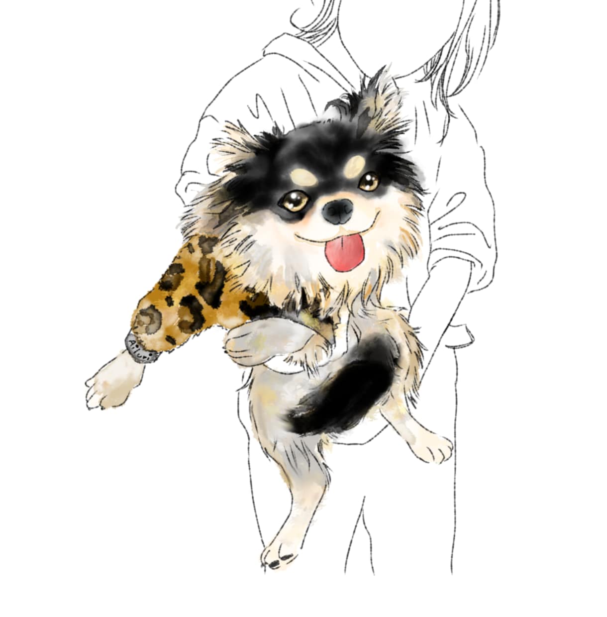あなたの愛犬を【より可愛く♡格好良く⭐︎】描きます 大切な存在。写真とは違うカタチにしてみませんか？ イメージ5