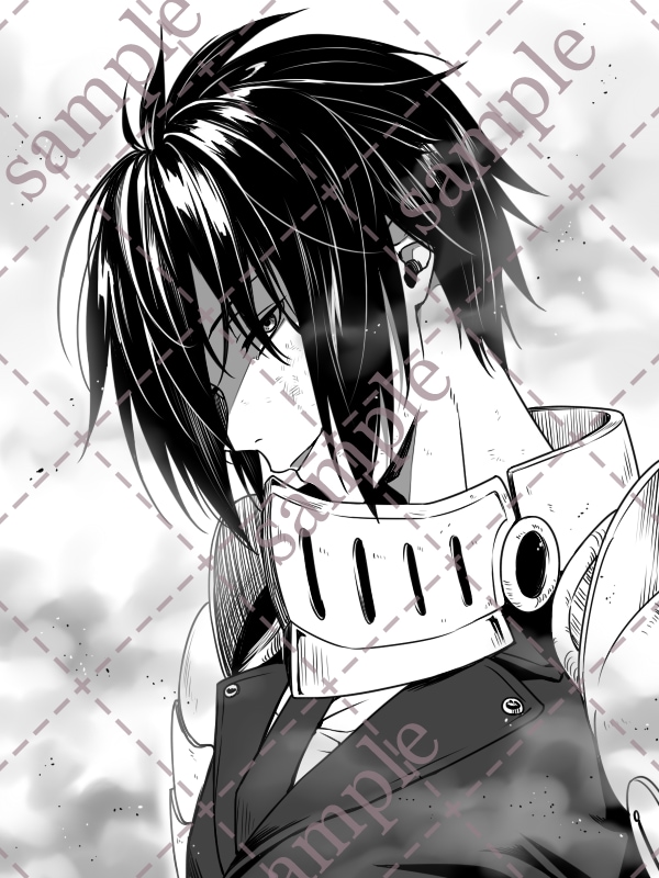 白黒イラスト描きます とぅるとぅるのツヤベタが得意です イメージ1