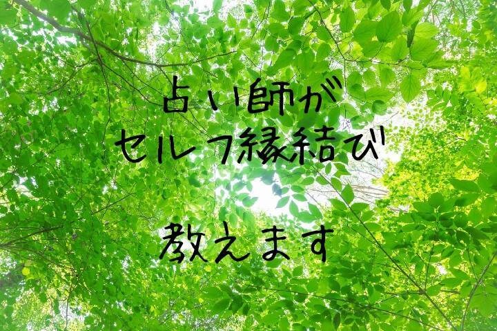 占い師がセルフ縁結び教えちゃいます 御自身で、縁結びをしたい方必見です!難しい事は無いです^^* イメージ1