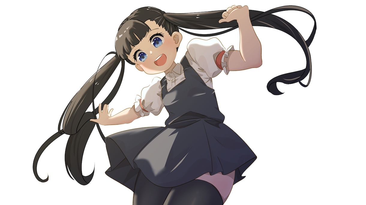 アニメ調のイラスト（ループ動画）を作成します アニメ調のイラスト、簡単なループ動画を作成します。 イメージ4