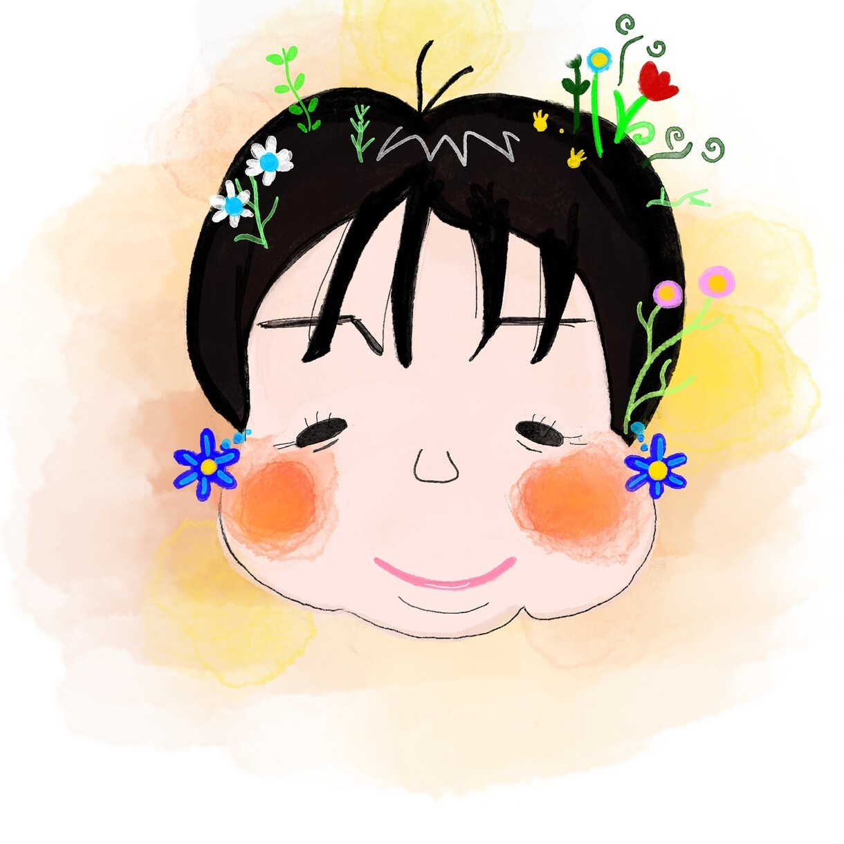 個性的で華やかな似顔絵を描きます どんな人にも幸せの花を咲かせたハッピーな似顔絵描きます！ イメージ7