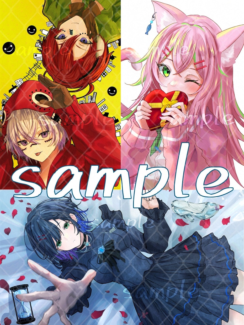 お値下げ中！活動イラスト/サムネ等作成致します 商用可！用途様々なイラストお描きします。 イメージ6