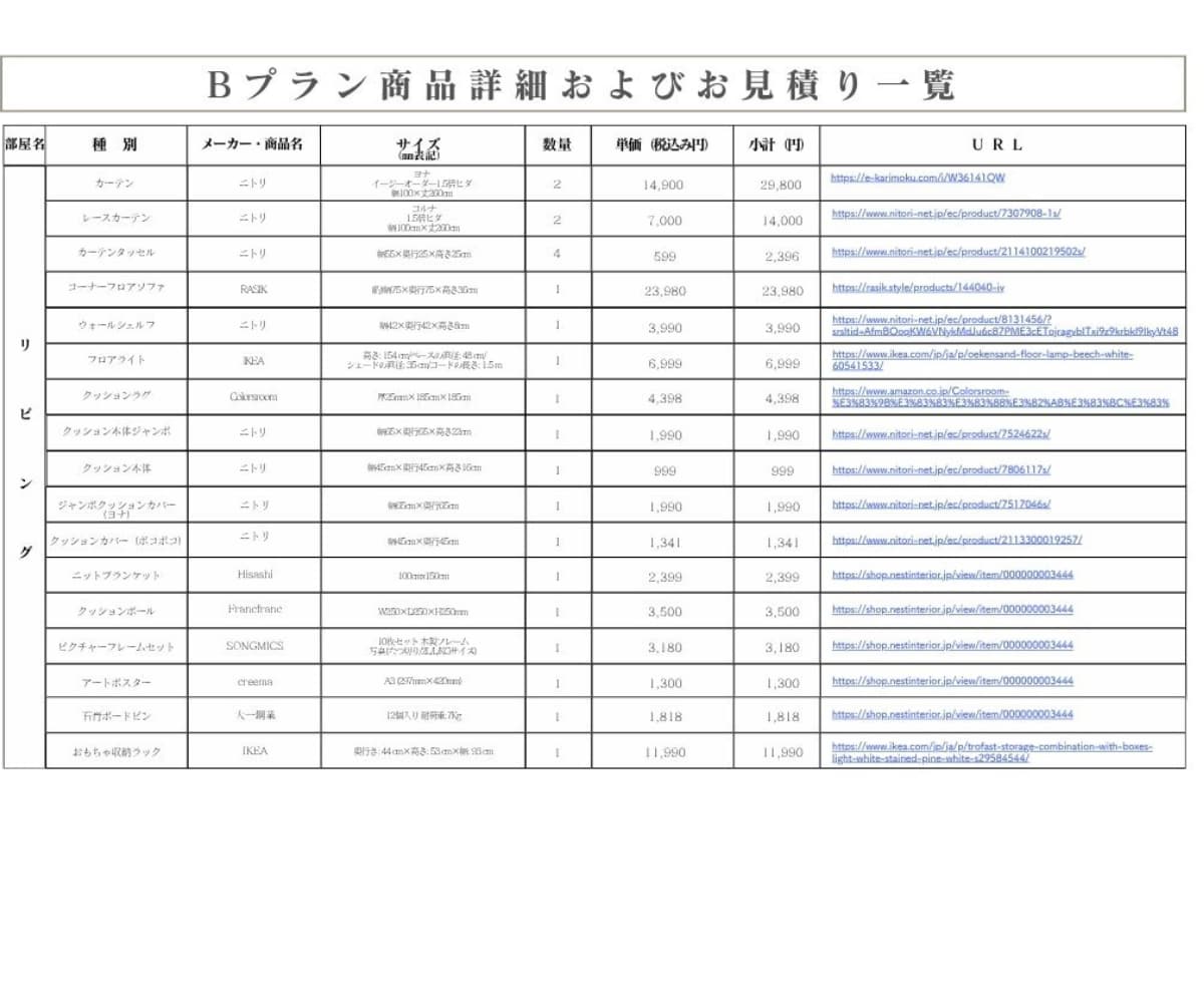 収納スッキリ子育がラクになるインテリア提案します 子育て中のコーディネーターが提案　購入先＆3Dパース付プラン イメージ7