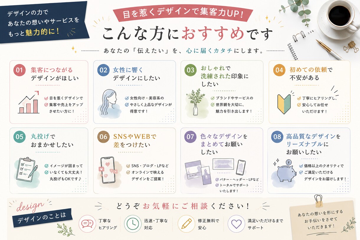 高品質で売れるバナー制作します あなたの世界観を画像で表現します イメージ5