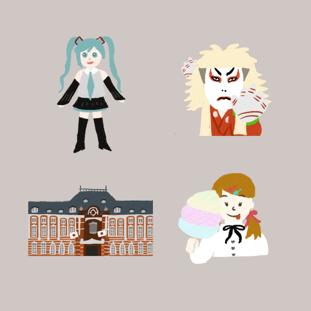 イラスト4点セット　やさしいタッチの挿絵を描きます 雑誌やマップ、WEBなどにお使いください イメージ2