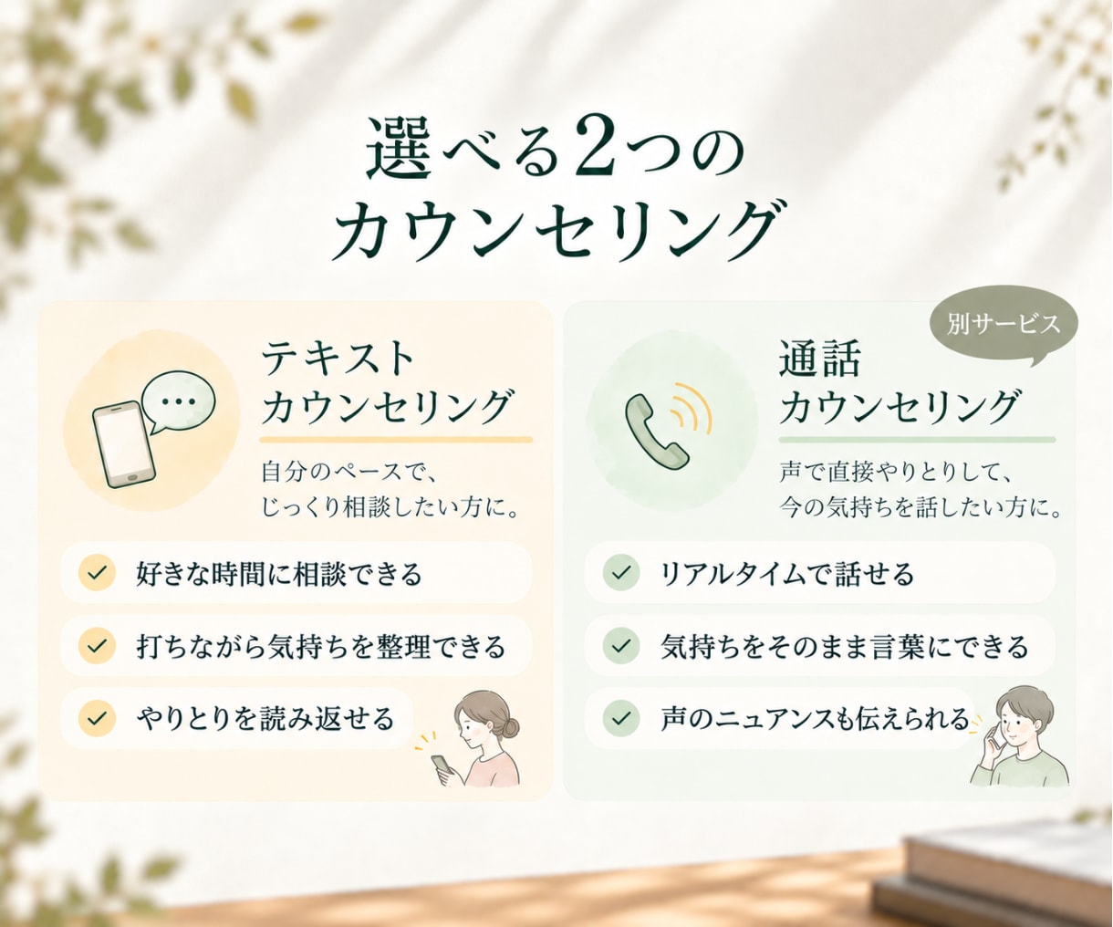 365日話せる精神科看護師・保健師がここにいます まとまっていないお悩みも◎24時間以内に丁寧にお返事します イメージ8