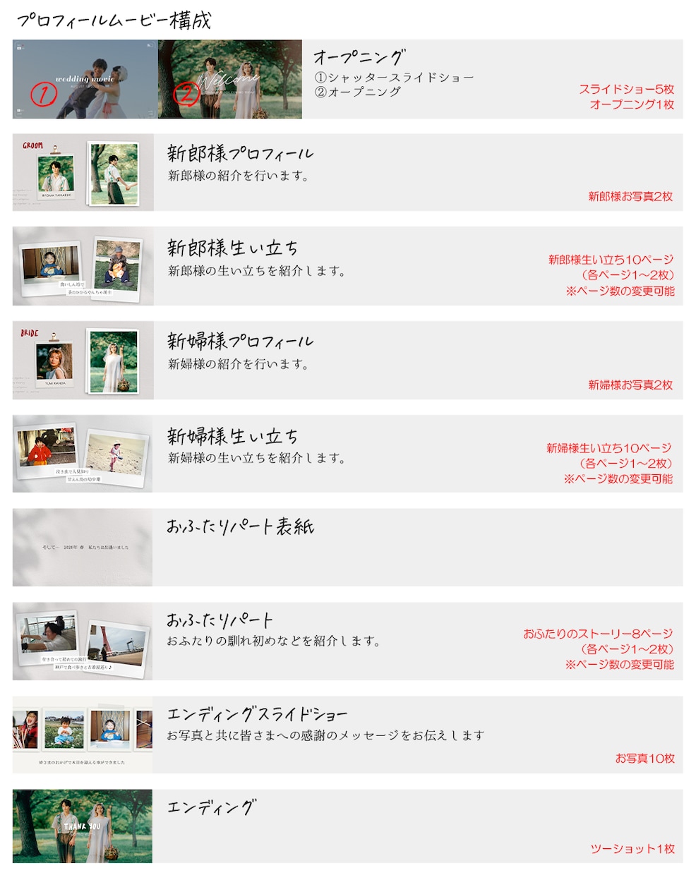可愛いポラロイド風のムービー作ります お写真、コメントの変更修正無制限。 イメージ9