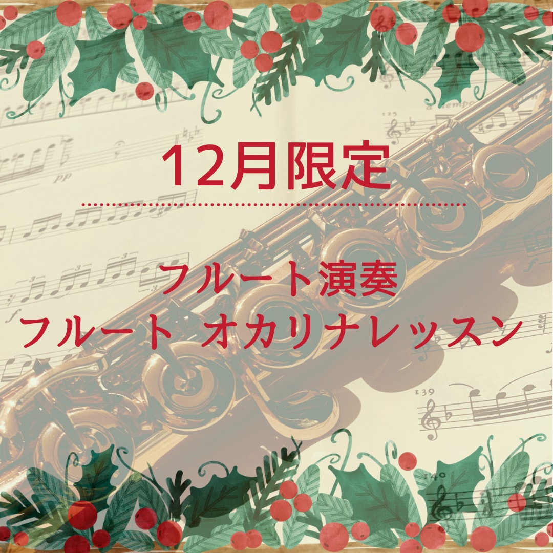 フルートのステキな音色お届けします あなたのためのあなただけのレッスンフルートの音色お届け♪ イメージ1