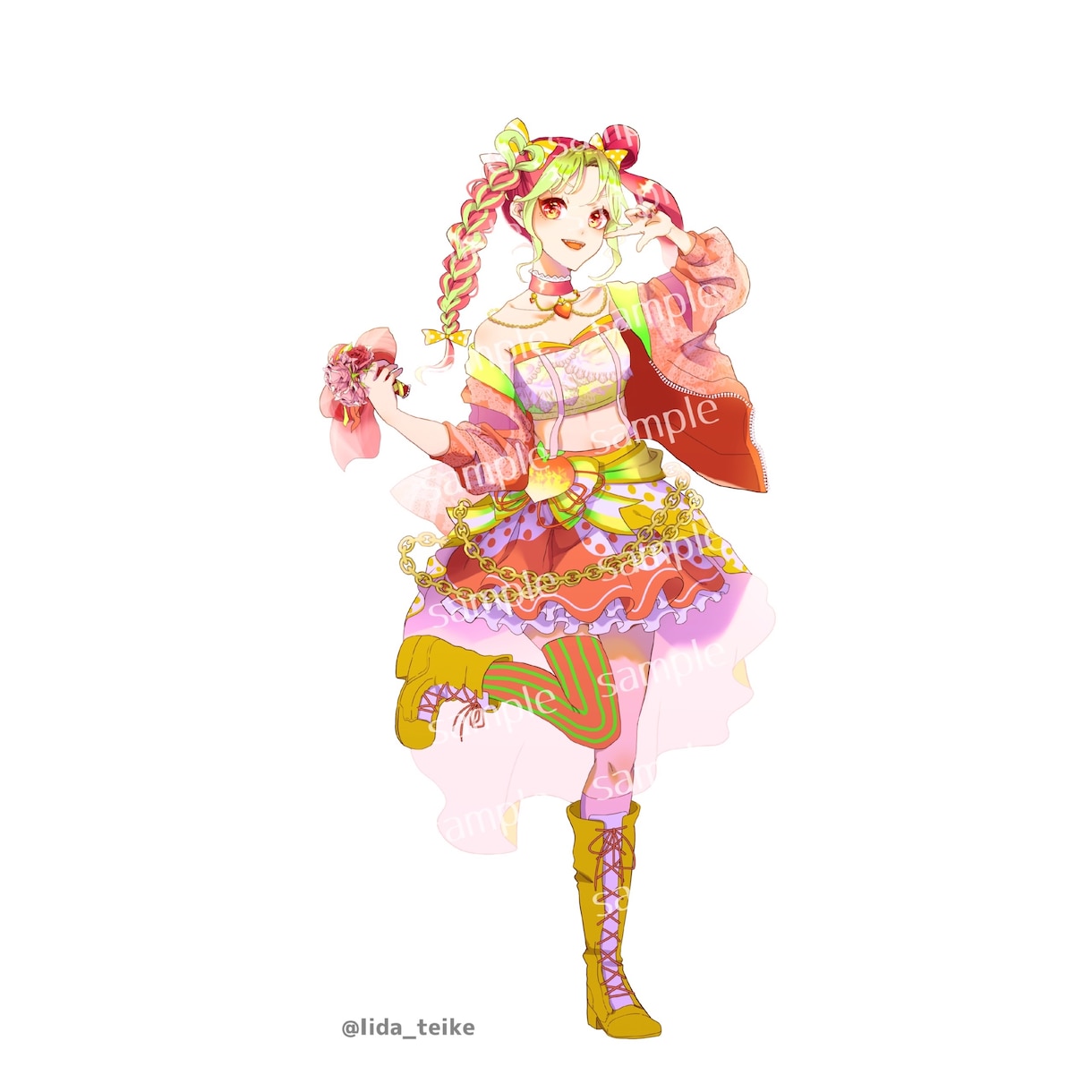 キャラデザ・立ち絵制作します 可愛いポップな立ち絵が欲しい方へ イメージ3