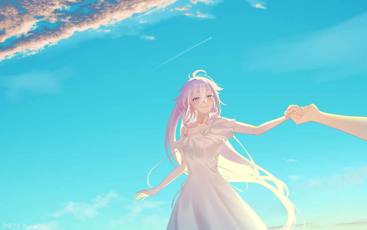 歌ってみた動画・MV用サムネイルイラストを描きます 編集しやすいレイヤー別納品可◎ボカロ等の歌ってみた動画に最適 イメージ4