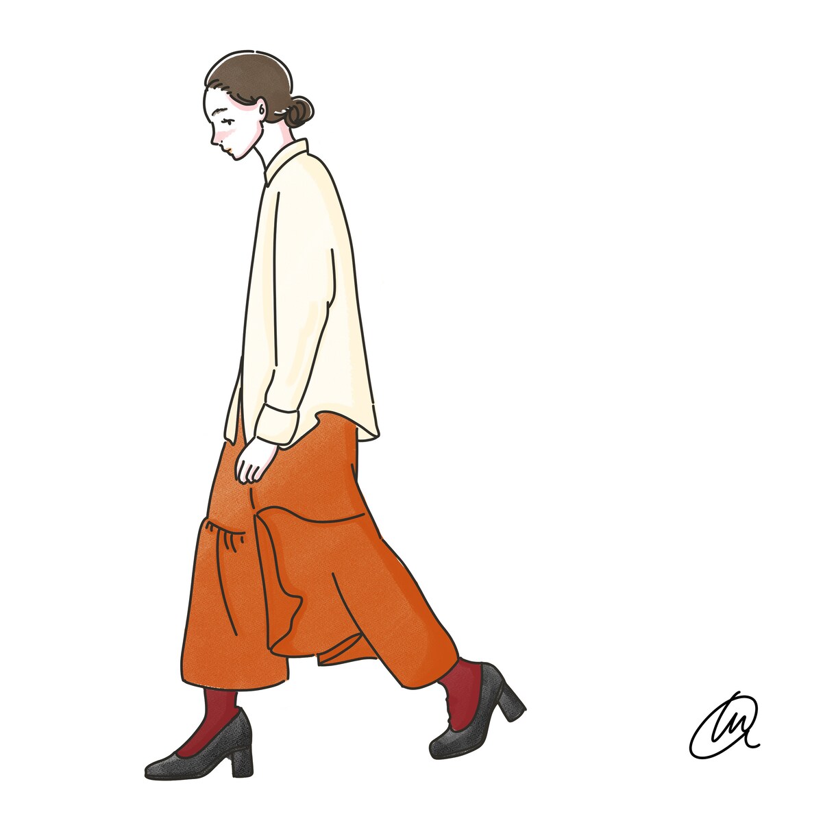 SNS等のアイコンや名刺に！似顔絵イラスト描きます シンプルながらもおしゃれな似顔絵！ペットもOK！文字入れ無料 イメージ4